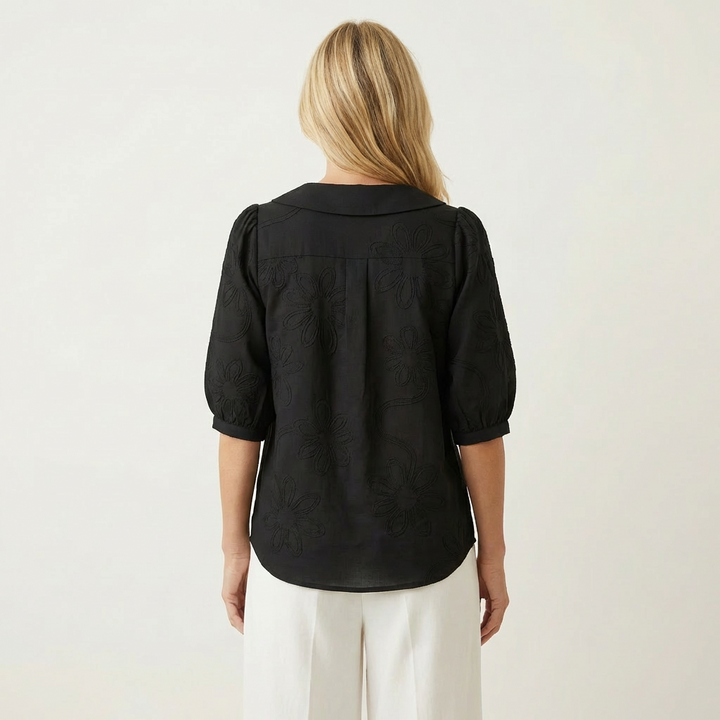 Justine | Blouse Douce Motif Floral