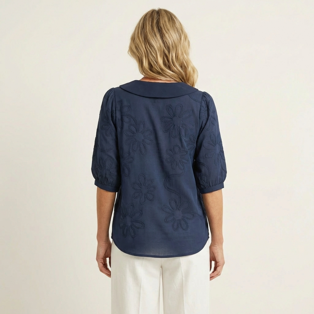 Justine | Blouse Douce Motif Floral