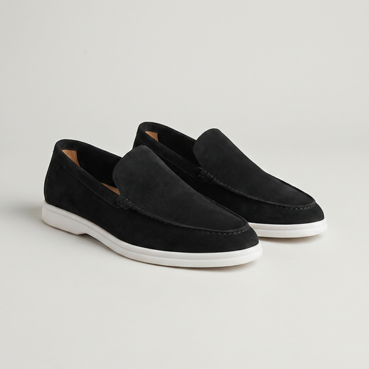 Arthur mocassins chic intemporels - photo studio fond gris