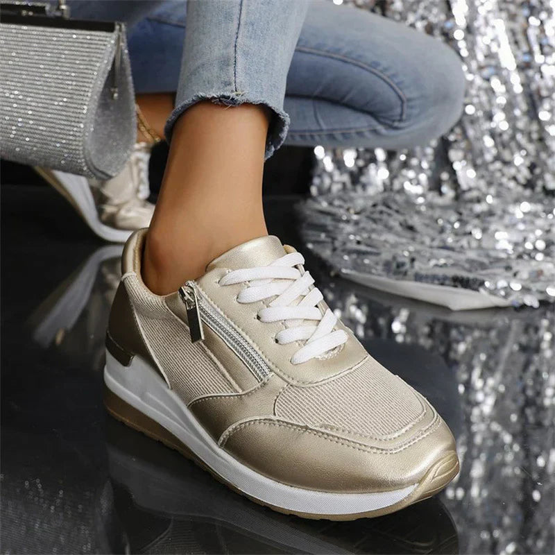 Margaux | Sneakers Légères Zip Latéral